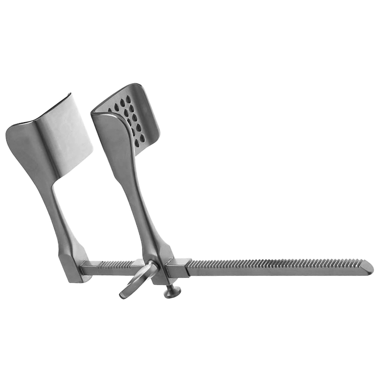 Tuffier Rib Spreader, Scored Blades, Spread: 6 1/4" (16.5 Cm), Blade: 1 3/4" (4.5 Cm) Wide X 2" (5.0 Cm) Deep